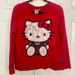 Hello Kitty Crew Neck Pullover Sweater